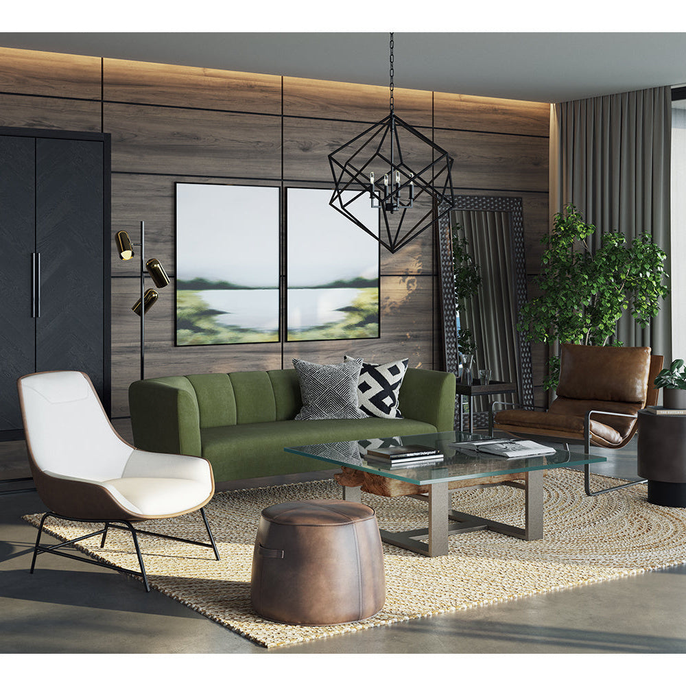 Zancor Lounge Chair - Gunmetal