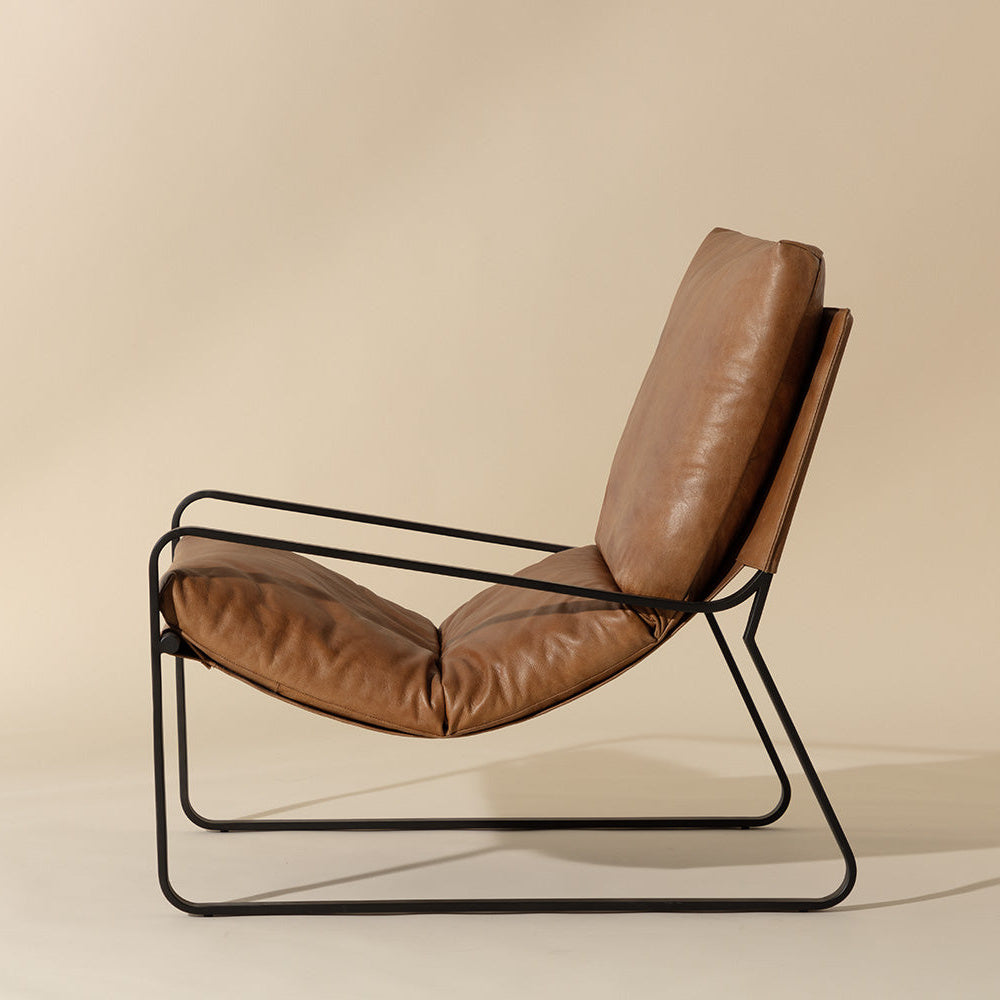 Zancor Lounge Chair - Gunmetal