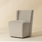 Amita Wheeled Dining Chair