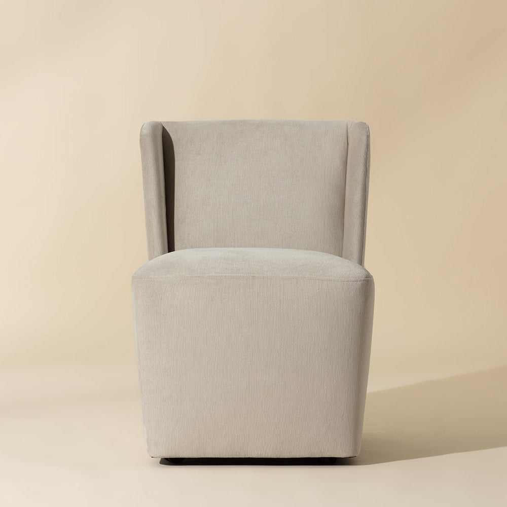 Amita Wheeled Dining Chair