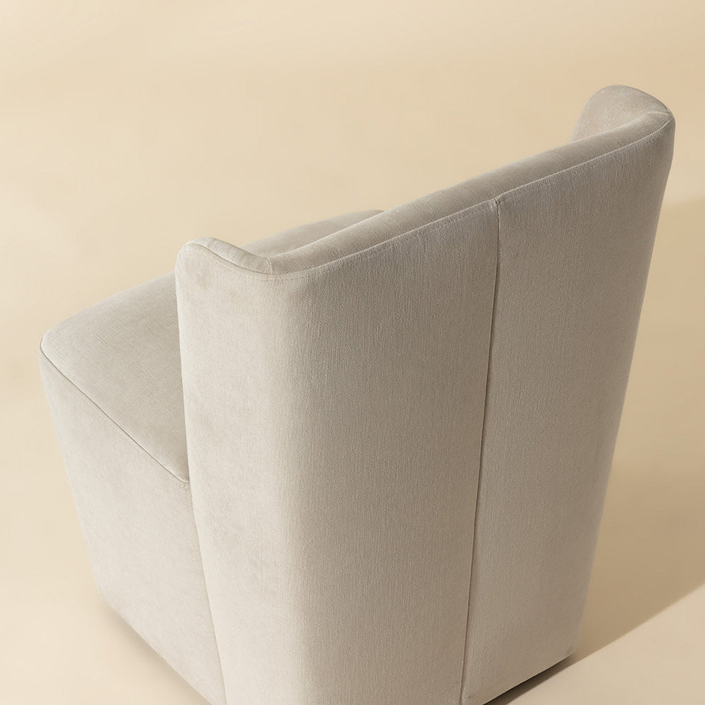 Amita Wheeled Dining Chair