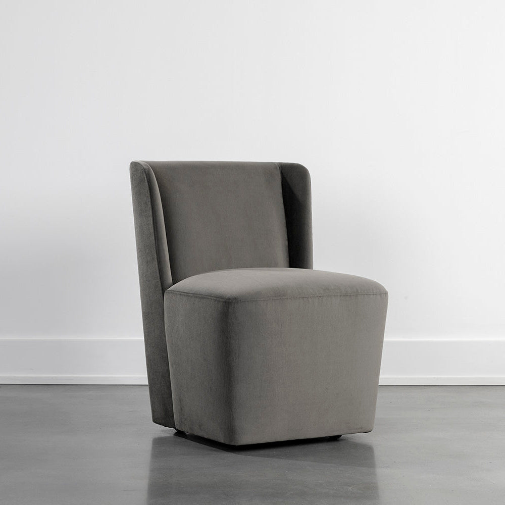 Amita Wheeled Dining Chair