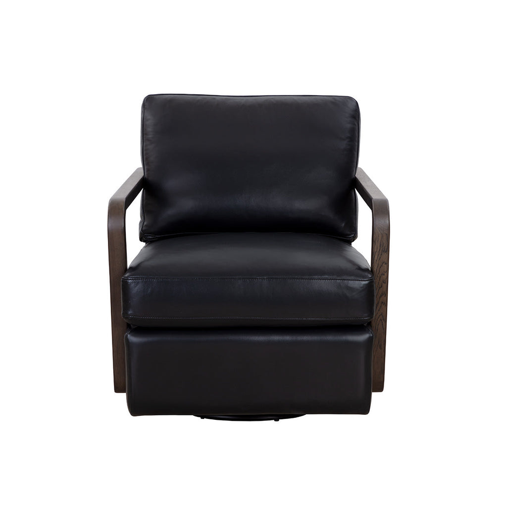 Castell Swivel Lounge Chair - Brown
