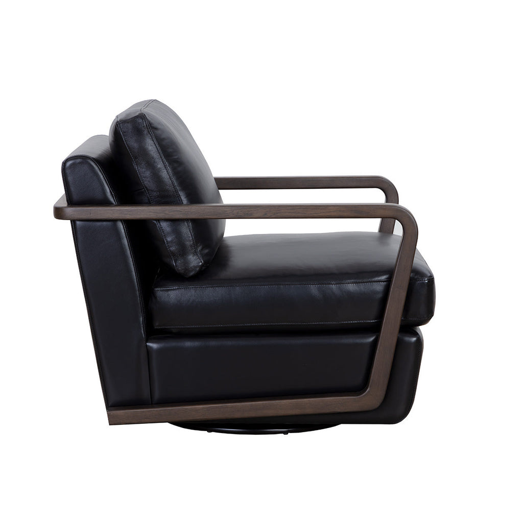 Castell Swivel Lounge Chair - Brown