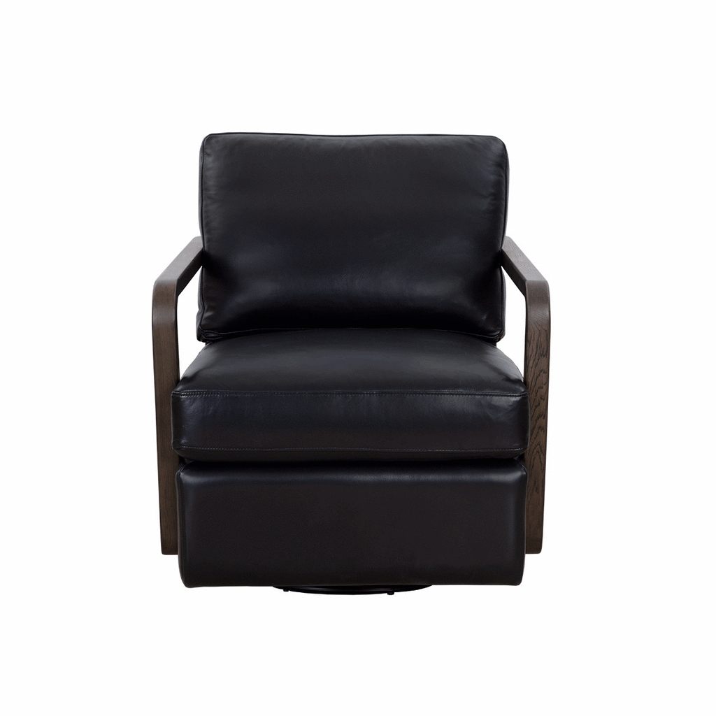Castell Swivel Lounge Chair - Brown