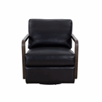 Castell Swivel Lounge Chair - Brown