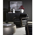 Castell Swivel Lounge Chair - Brown