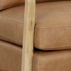 Castell Swivel Lounge Chair - Rustic Oak