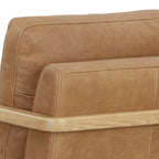 Castell Swivel Lounge Chair - Rustic Oak