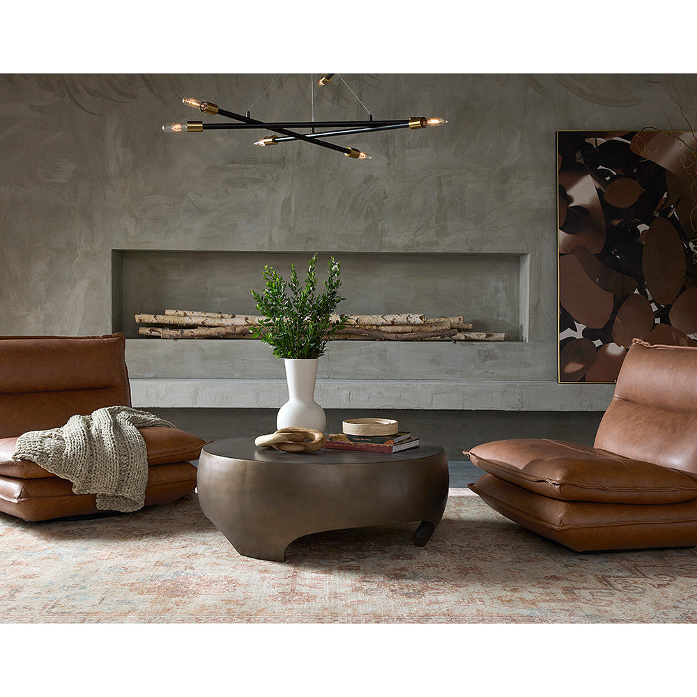 Colson Swivel Armless Chair