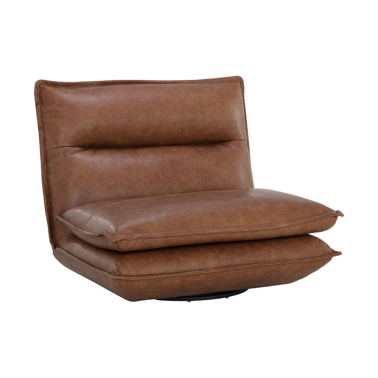 Colson Swivel Armless Chair