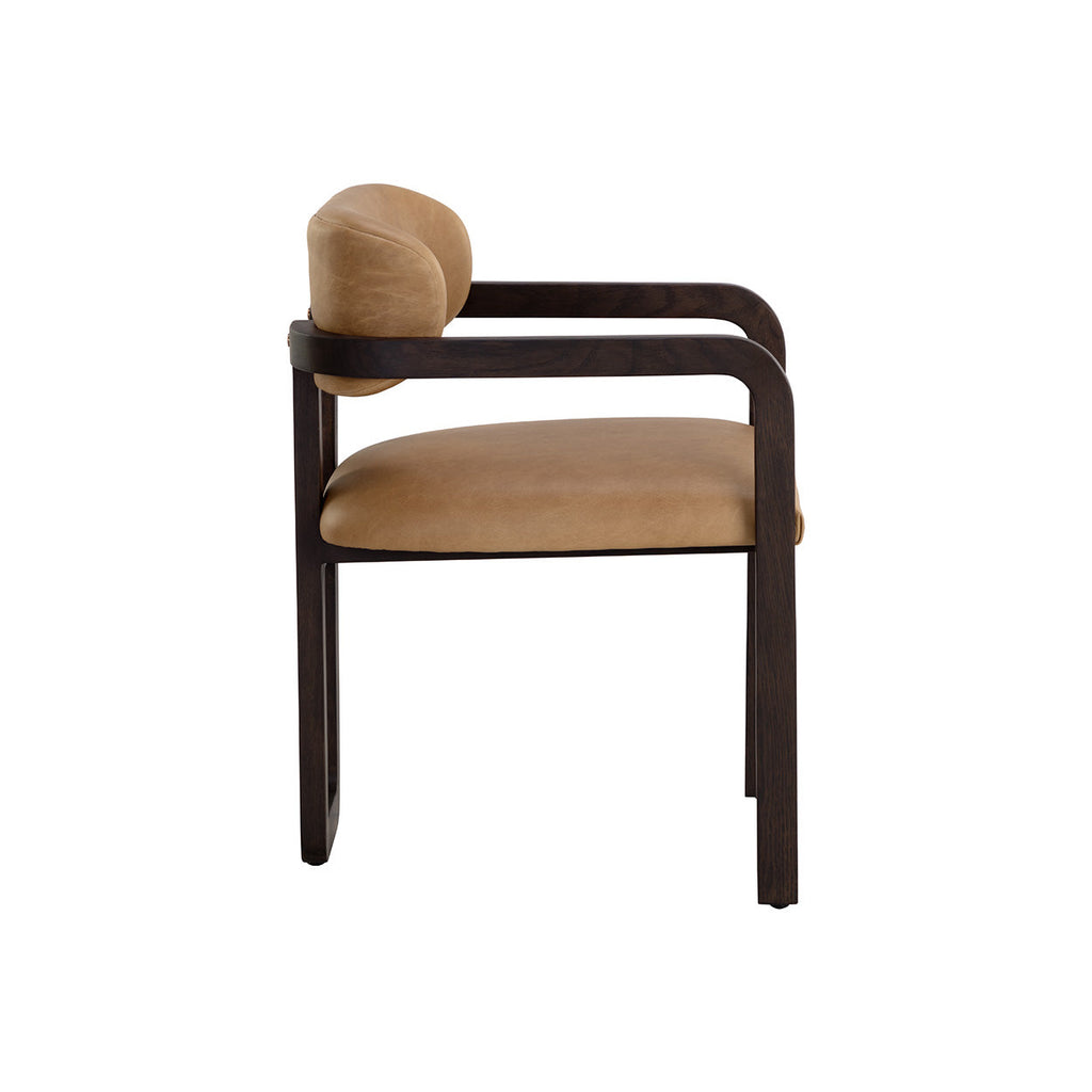 Madrone Dining Armchair - Brown