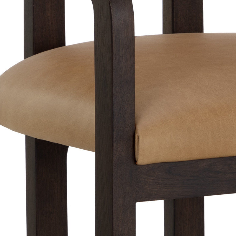 Madrone Dining Armchair - Brown