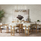 Madrone Dining Armchair - Rustic Oak