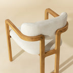 Madrone Dining Armchair - Rustic Oak