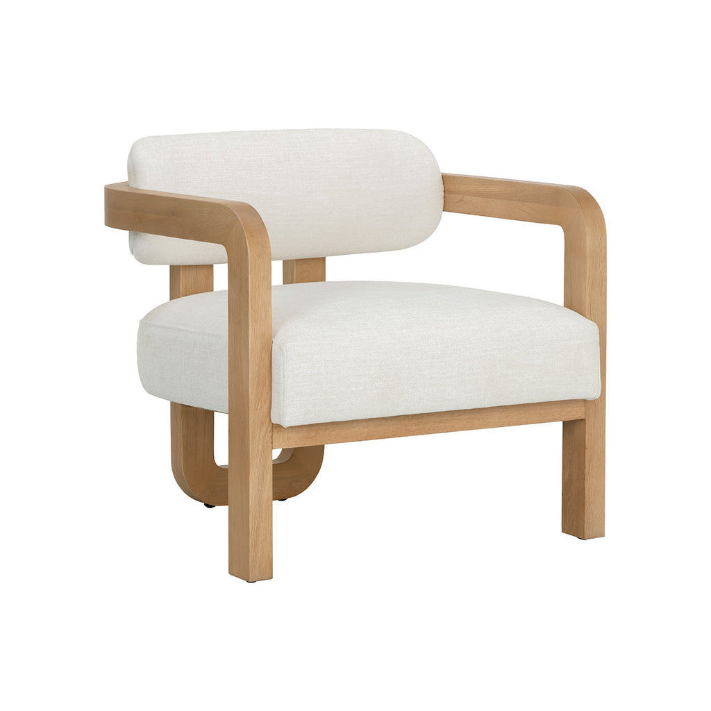 Madrone Lounge Chair - Rustic Oak
