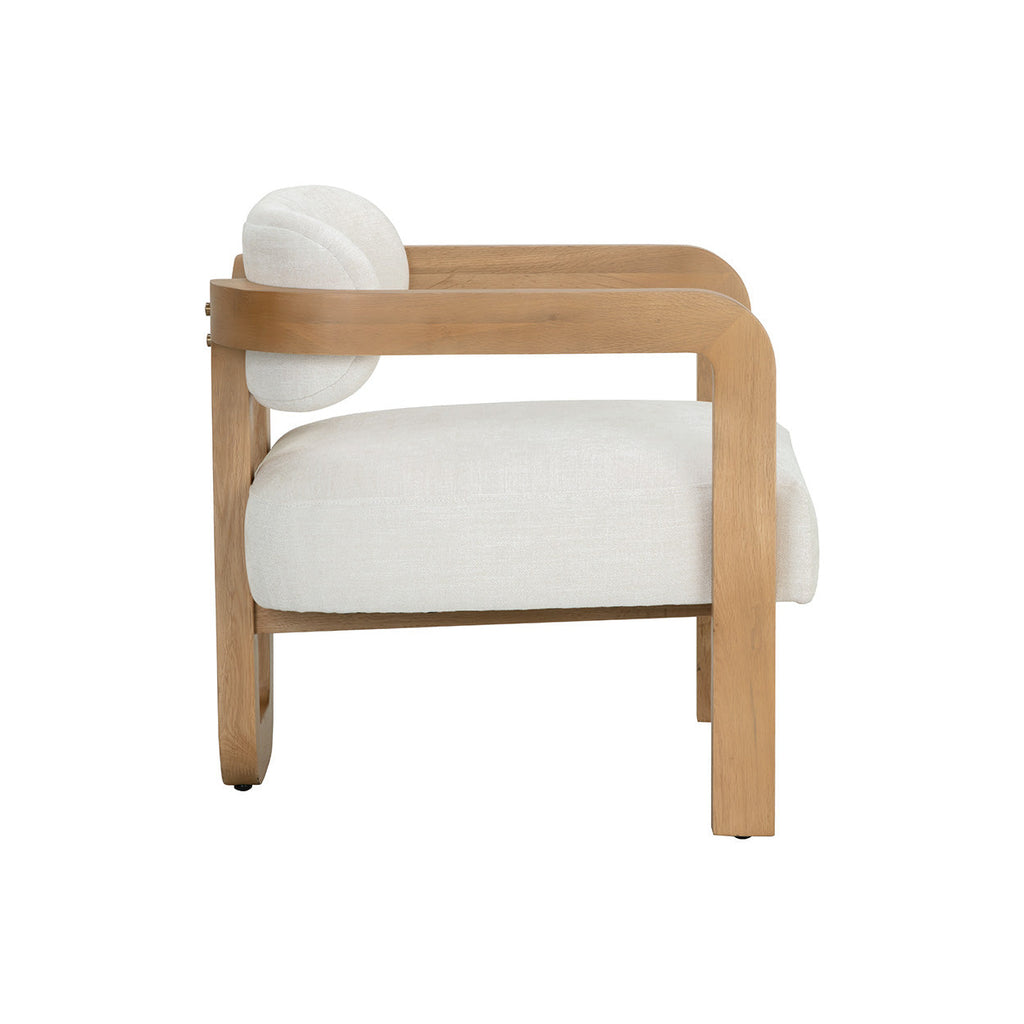 Madrone Lounge Chair - Rustic Oak