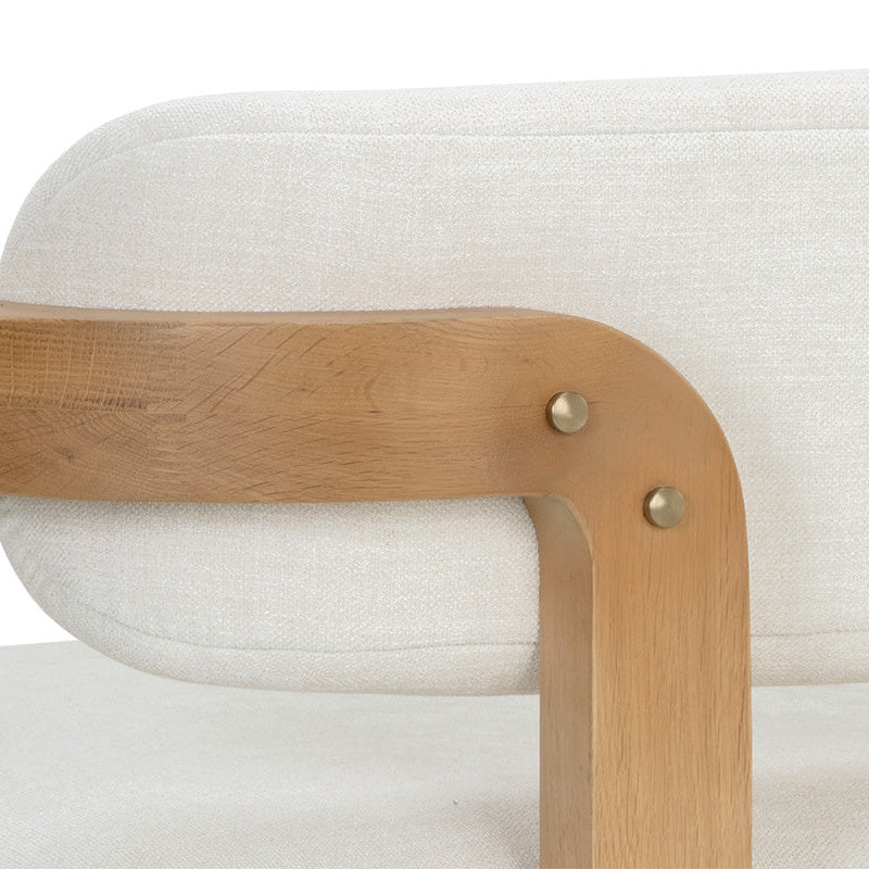 Madrone Lounge Chair - Rustic Oak