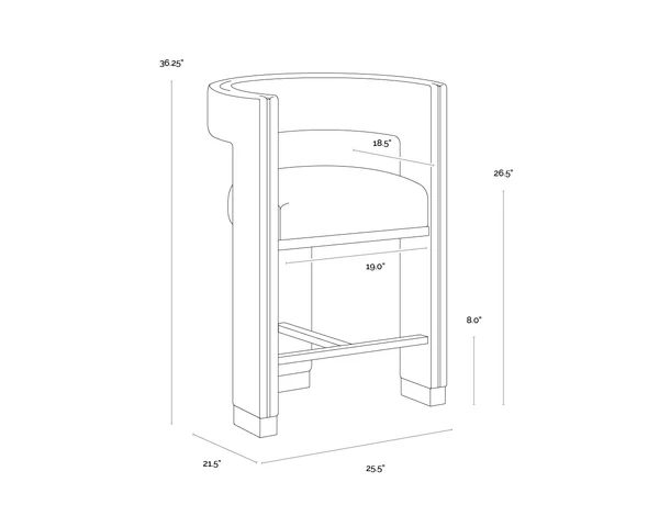 Adamina Counter Stool