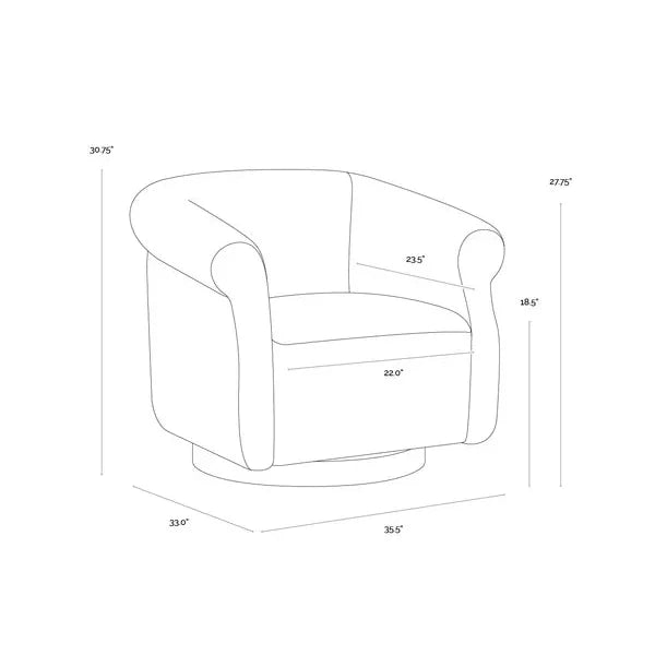 Libby Swivel Lounge Chair