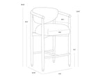 Sigrid Counter Stool - Light Oak