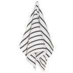 Basketweave Black Dishtowel