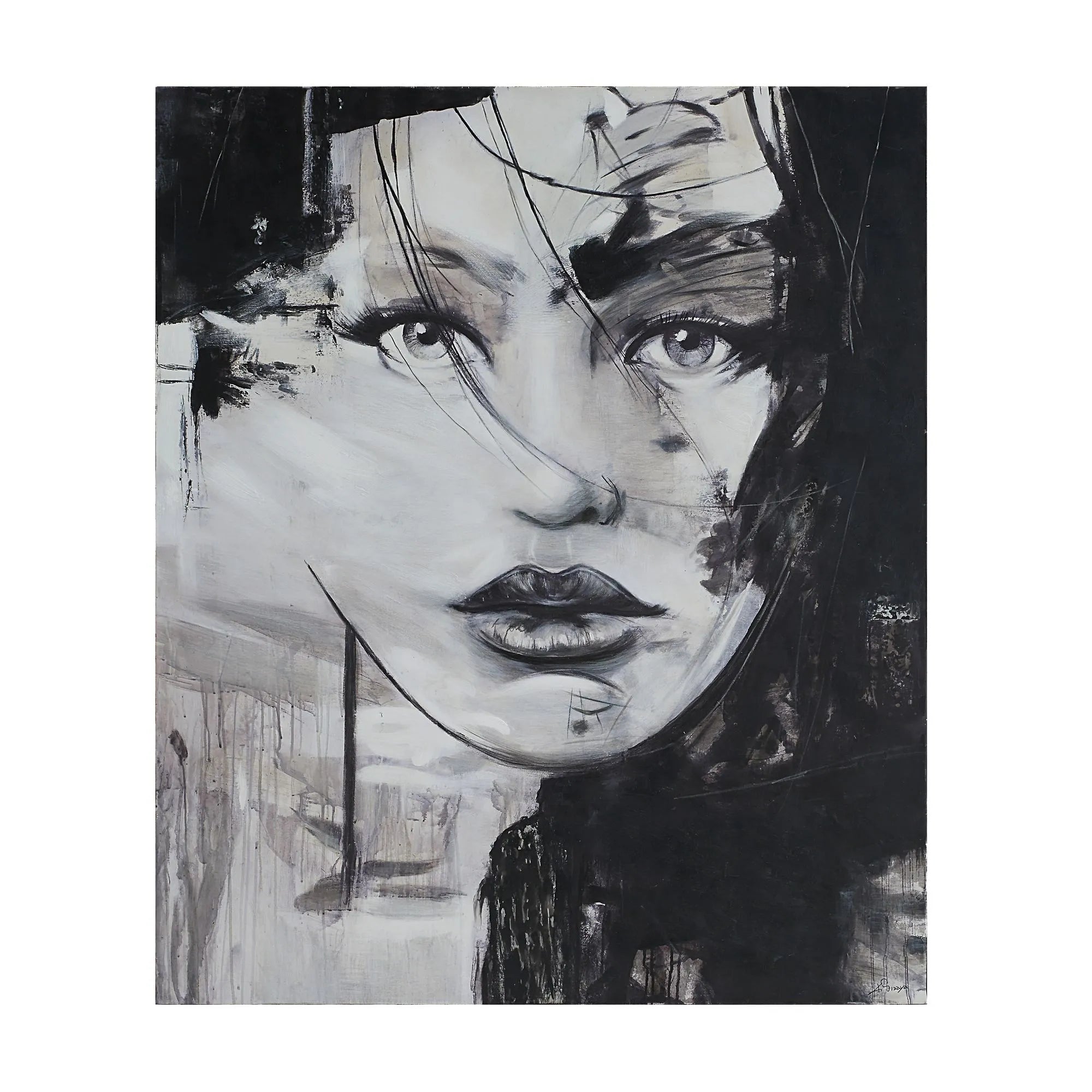 Chrysantine Hand Painted Canvas