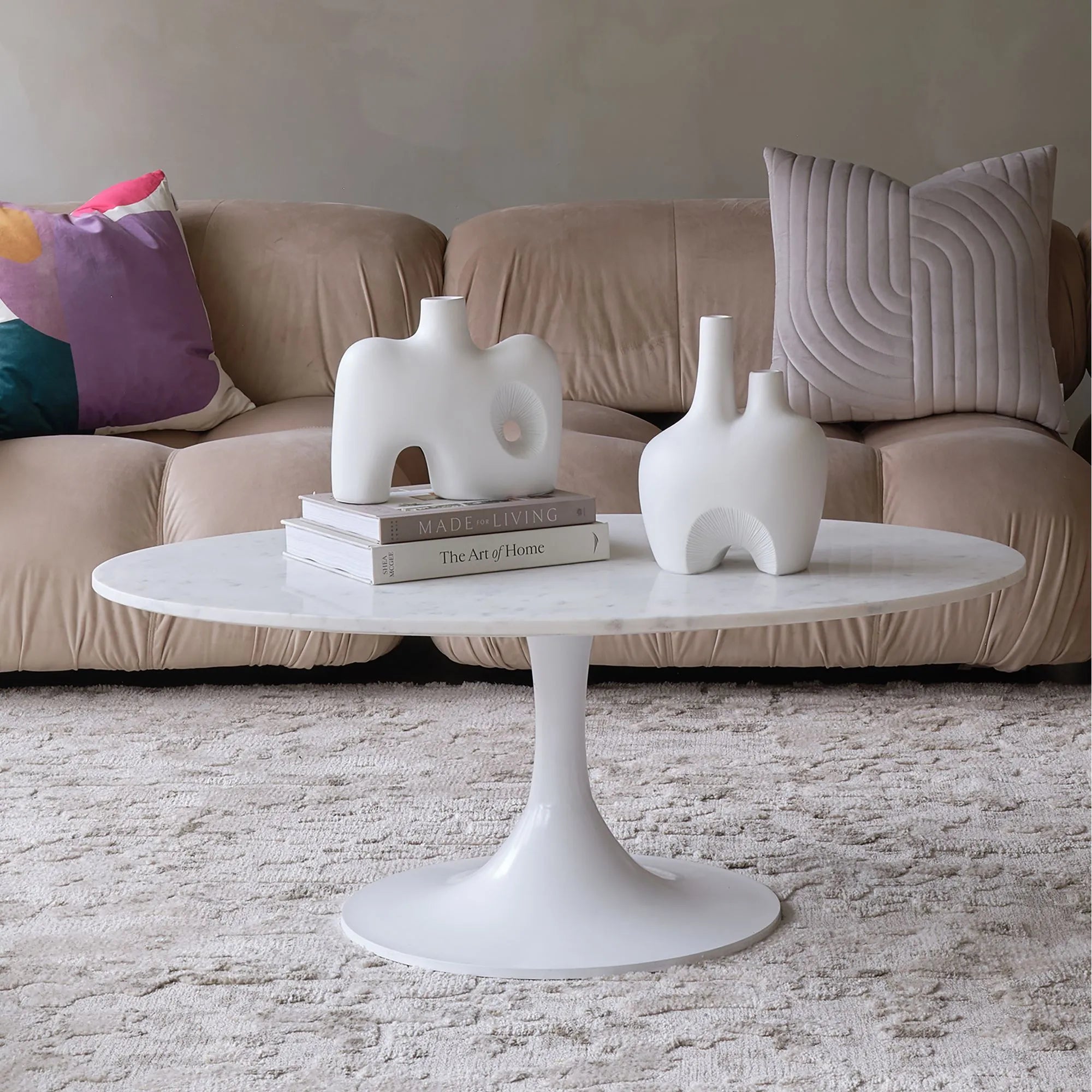 Pioneer Matte Off White Vase