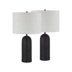 Augusta Black Stone Table Lamp