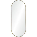 Marius Gold Oval Mirror