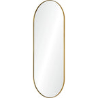 Marius Gold Oval Mirror