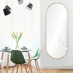 Marius Gold Oval Mirror