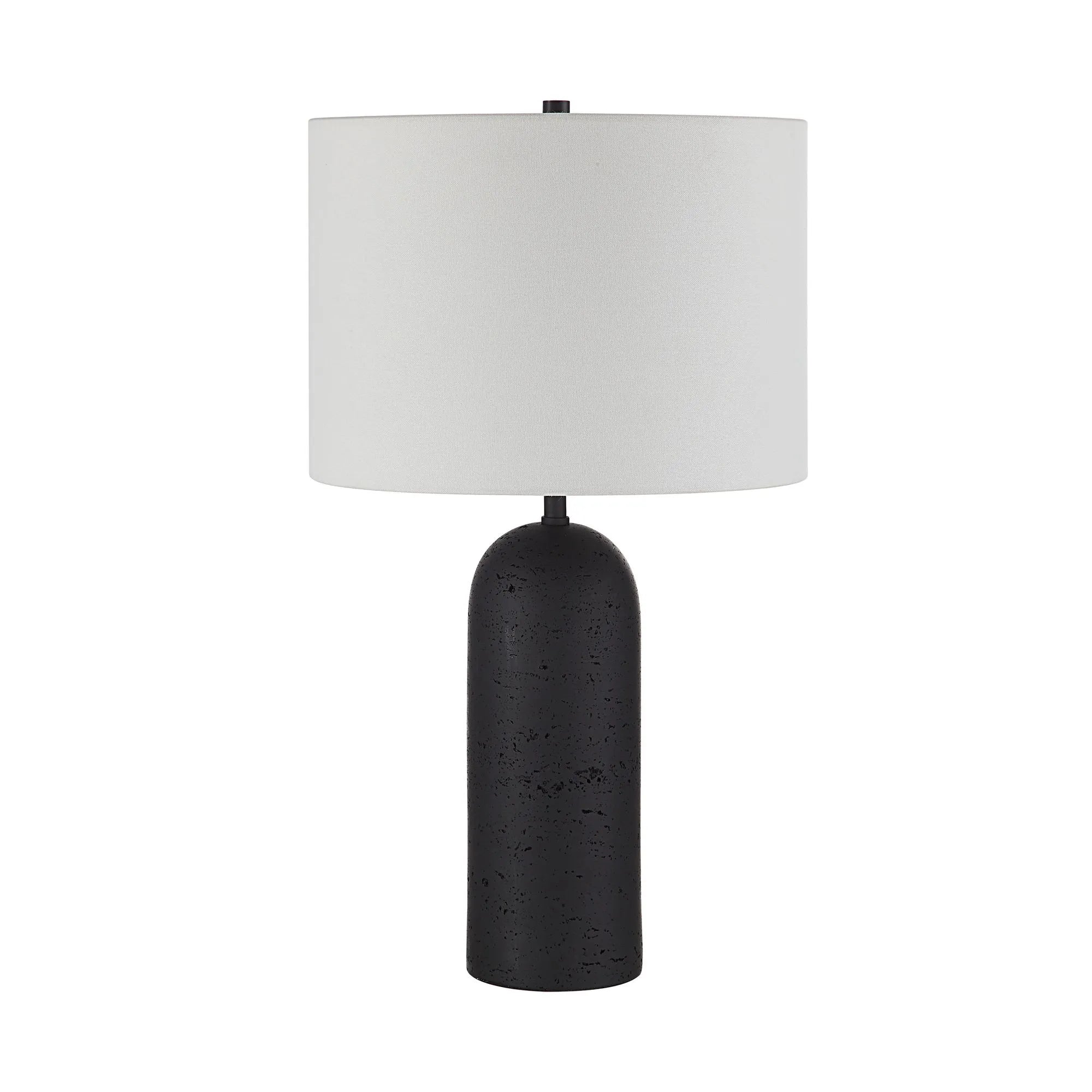 Augusta Black Stone Table Lamp