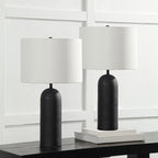 Augusta Black Stone Table Lamp