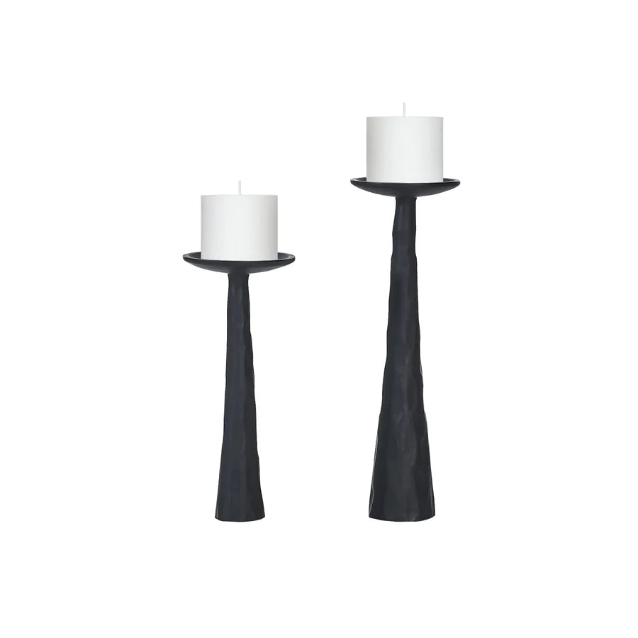 Tilde Metal Candle Holder  Dia-4'' X 13''H