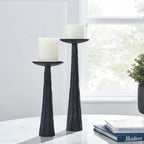 Tilde Metal Candle Holder Dia-4'' X 10''H