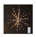 18" Champagne Starburst w/ 80 Warm White Lights & Remote