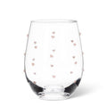 Stemless Wine Glass with Hearts