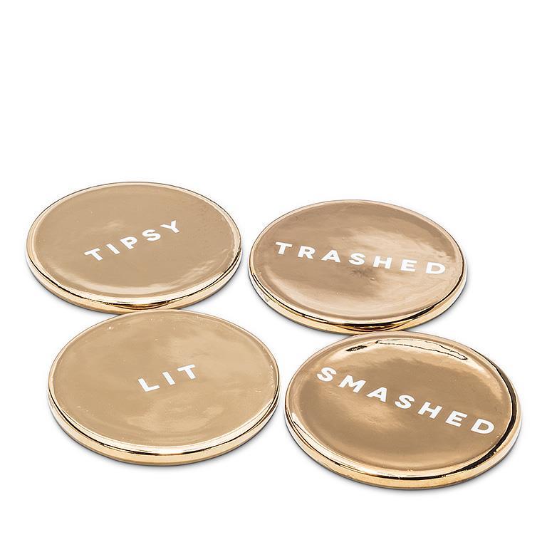 Drunk Expressions Coasters Set of 4
