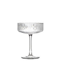 Tight Optic Cocktail Coupe Glasses Set of 4