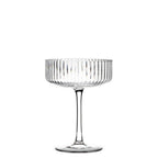 Tight Optic Cocktail Coupe Glasses Set of 4