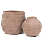 Coarse Texture Vase Sandy Wash 4"H