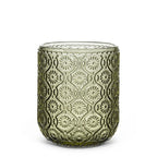 Daisy Glass Tumbler 3.5"H Set of 6