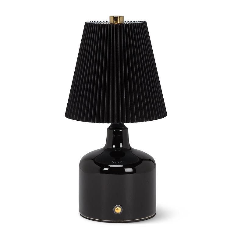LED Pleated Shade Table Lamp 8.5"H