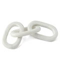 Marble Chain 6 Inch Oval Link 14 Inch Length Decor Sculpture