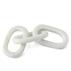 Marble Chain 6 Inch Oval Link 14 Inch Length Decor Sculpture