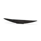 Volta Raw Aluminum 31 Inch Length Centerpiece Boat Bowl - Black