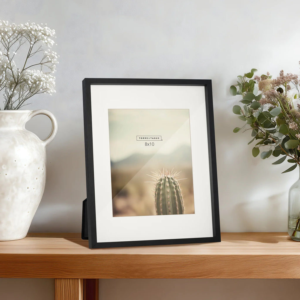 Capri Woodgrain 8x10 Photo Frame - Black