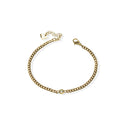 Alex Crystal Bracelet- Gold