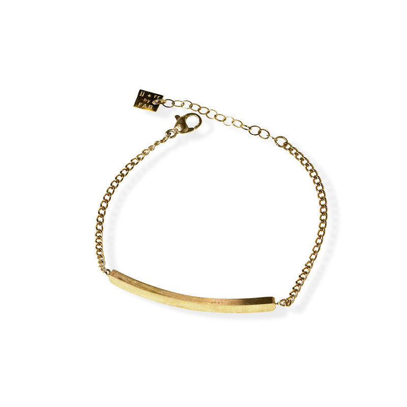 Jules Bar Bracelet- Gold
